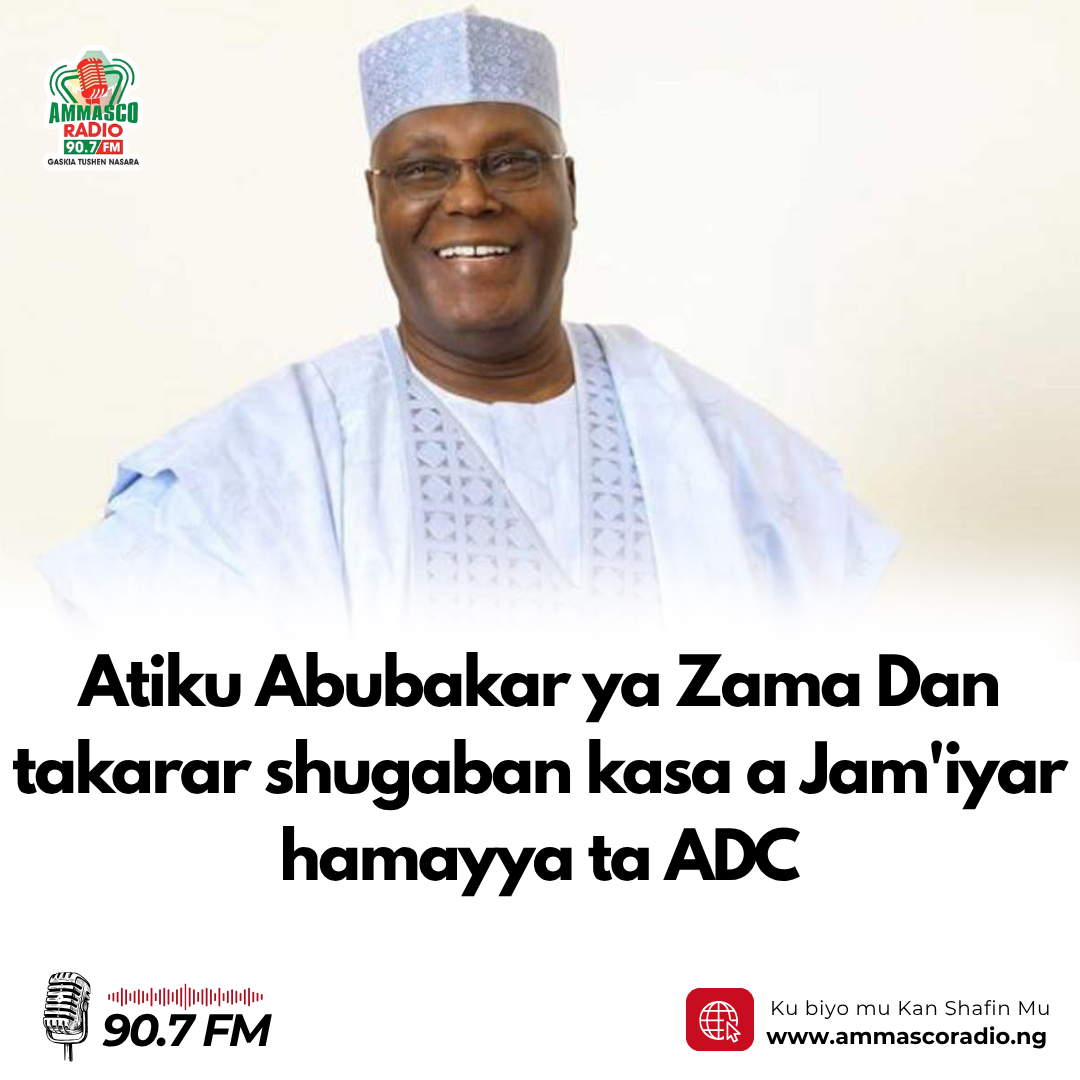 Atiku Abubakar ya Zama Dan takarar shugaban kasa a Jam'iyar hamayya ta ADC